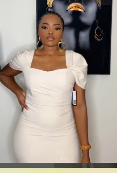 Robe fourreau blanche