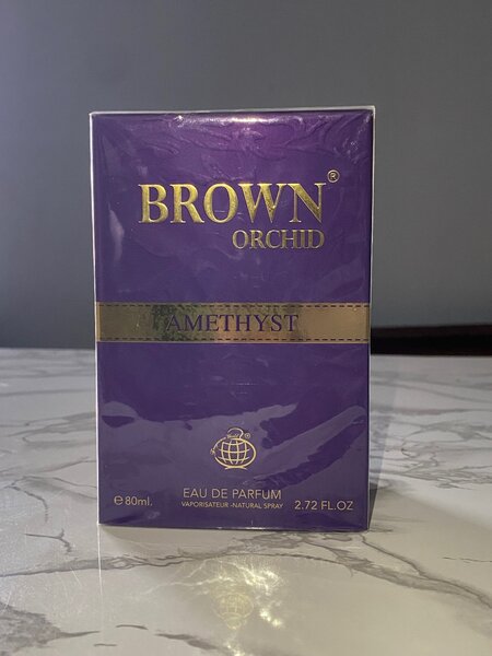 Brown orchid perfume
