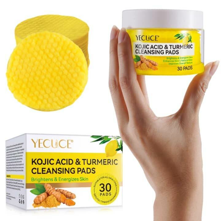 Lingettes Nettoyantes Acide Kojique Curcuma