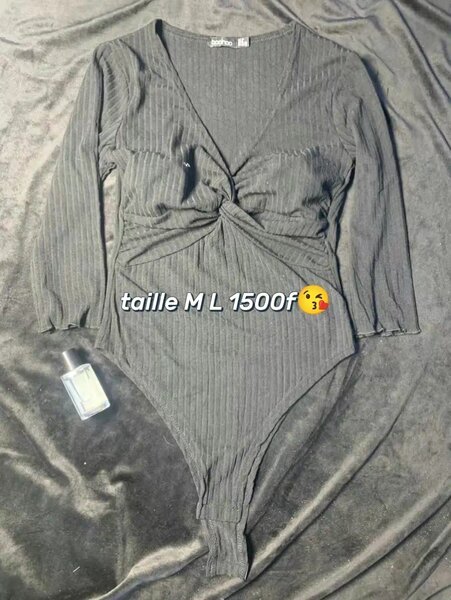 Body en maille col V