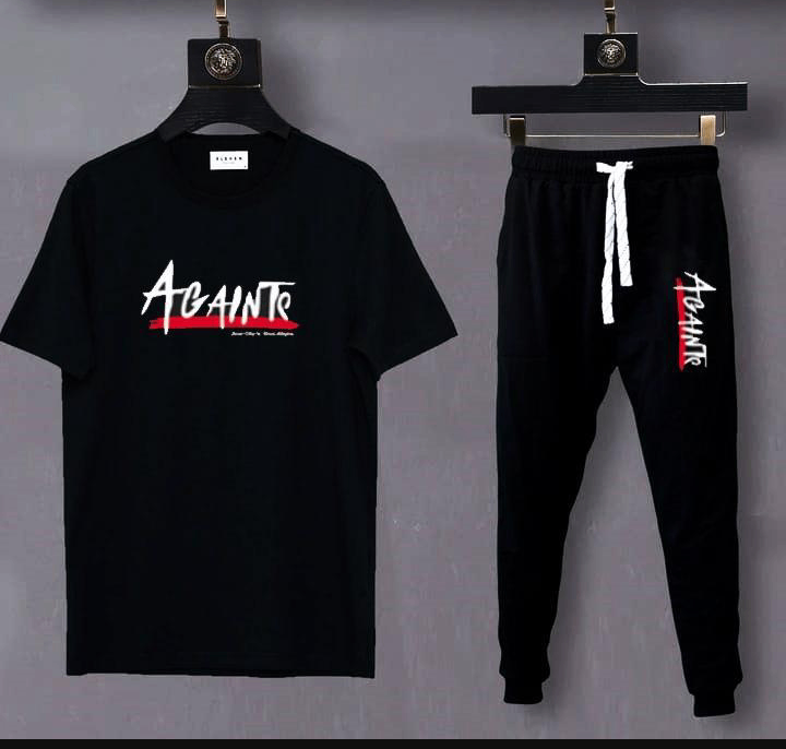 Men's printed Cotton track suit