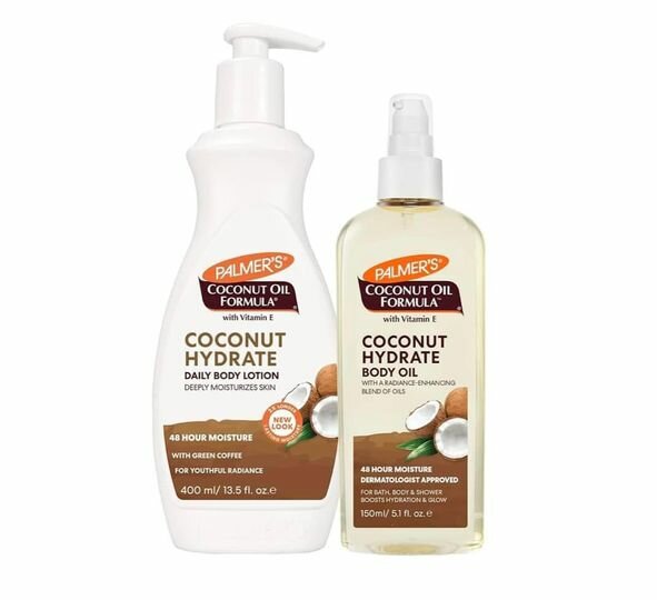 Duo Hydratation et Éclat Palmer's – Lait et Huile de Noix de Coco pour Peau Soyeuse