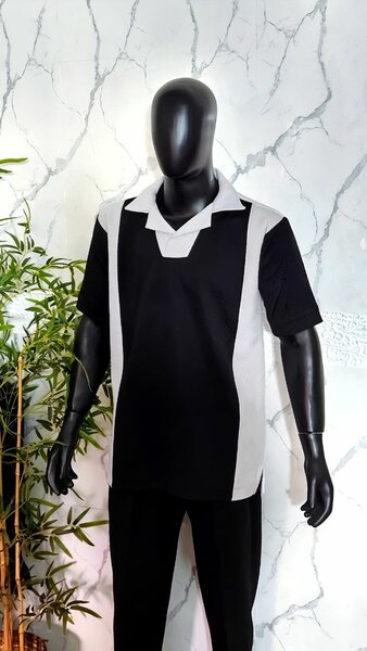 Polo ensemble noir et blanc