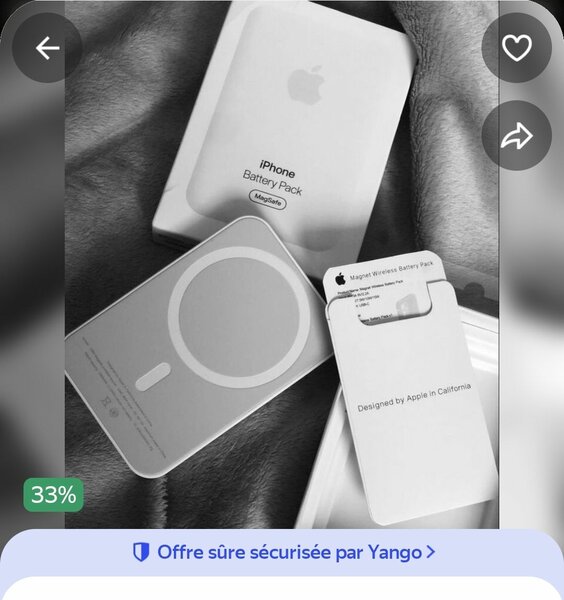 Apple MagSafe Batterie iPhone