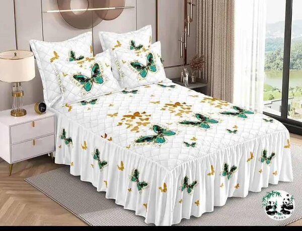 Bedroom set: quilted bedspread + pillowcases 2pcs+2pcs