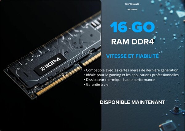 RAM DDR4 16GO Performante