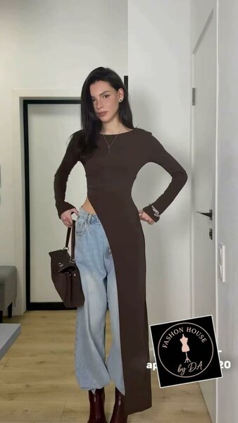 Tunique asymétrique élégante