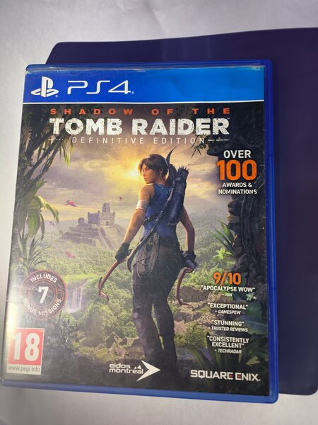 Cd PS4 Shadow of Tomb Raider