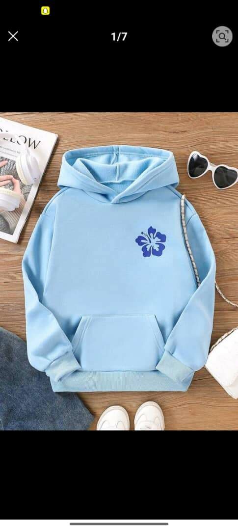 Hoodie Unisexe Bleu Ocean Beach