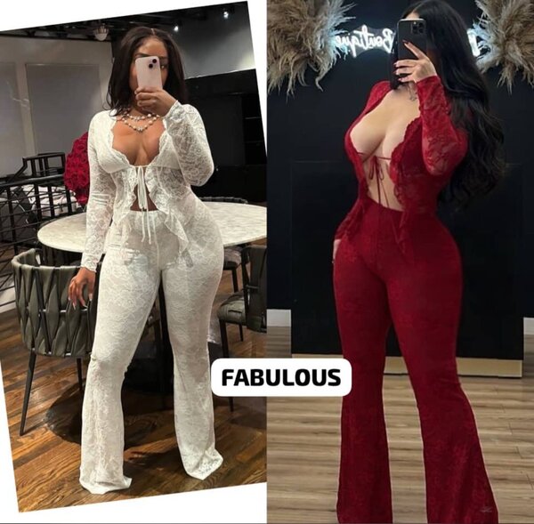 Ensemble femme dentelle élégant