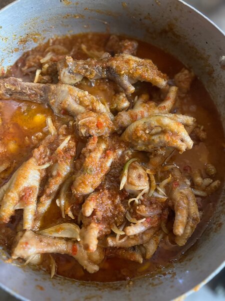 Patte de poulet, Alloco