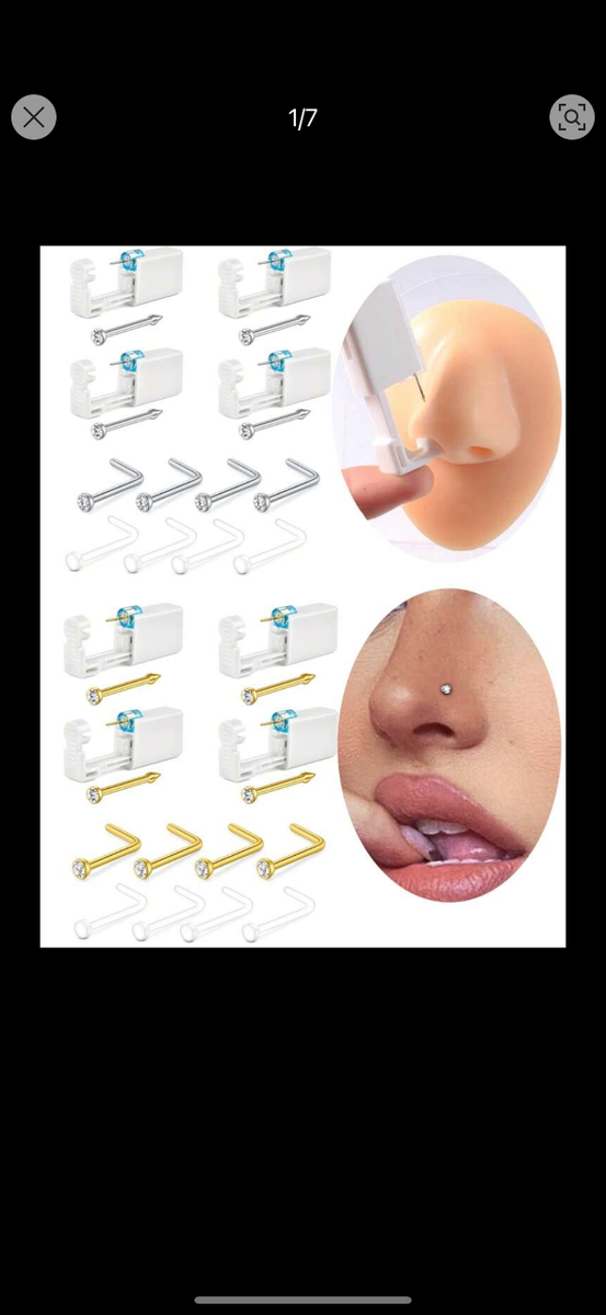 Kit Pistolets Piercing Nez Oreille