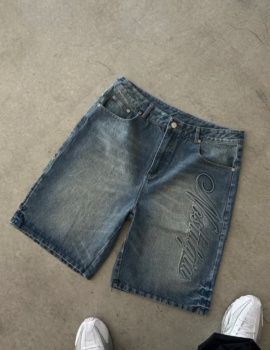 Shorts en jean tendance unisexe