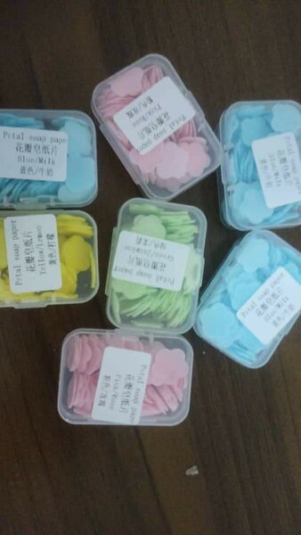 Savon feuille jetable