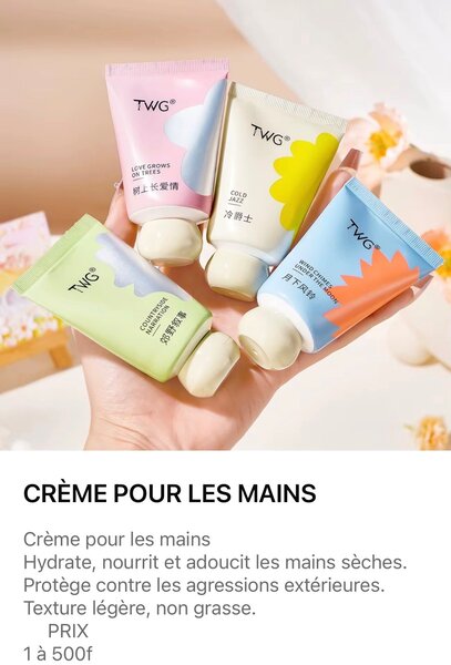 Crème Mains Hydratante TWG
