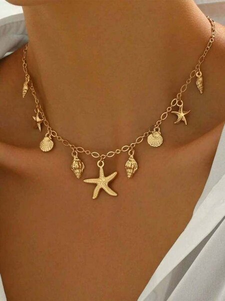 Collier Pendentif Étoile de Mer