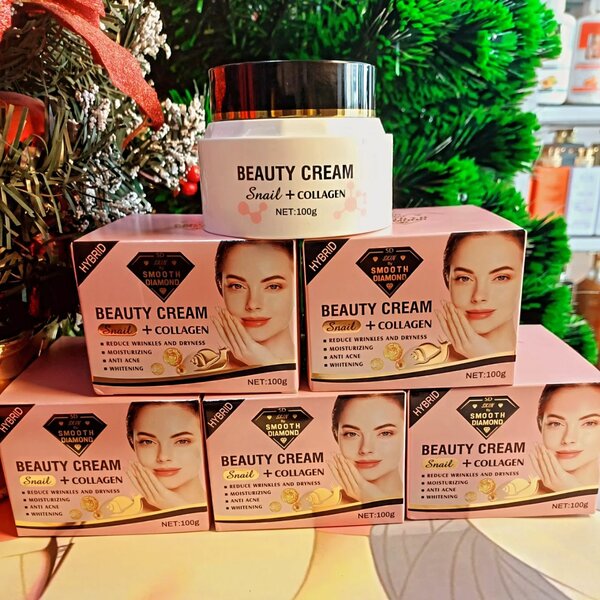 SMOOTH DIAMOND beauty cream+snail collagen