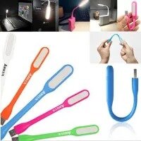 Pack of 2 Flexible USB LED Light Lamp for Computer Keyboard Reading Notebook PC Laptop Usage