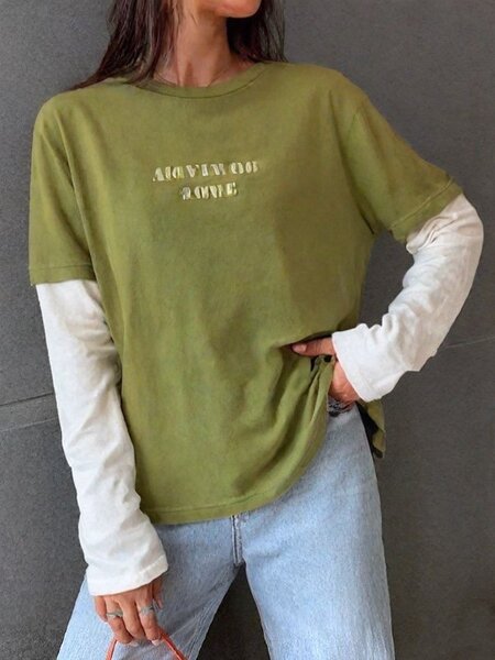 Кофта Хаки с длииными рукавами