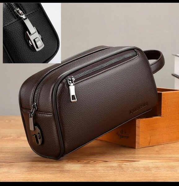 Pochette ceinture en cuir élégante