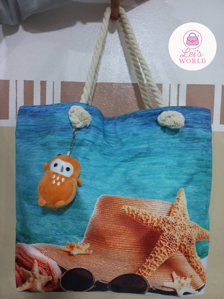 Tote bag en toile imprimée