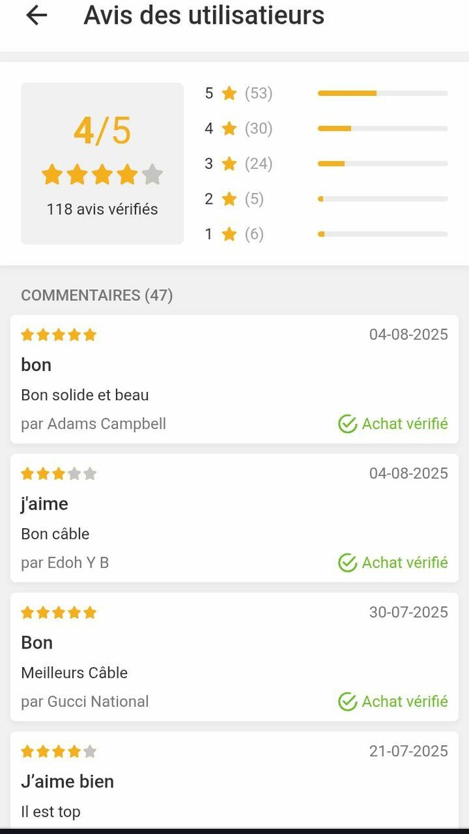 Câble de Charge 3-en-1 RGB