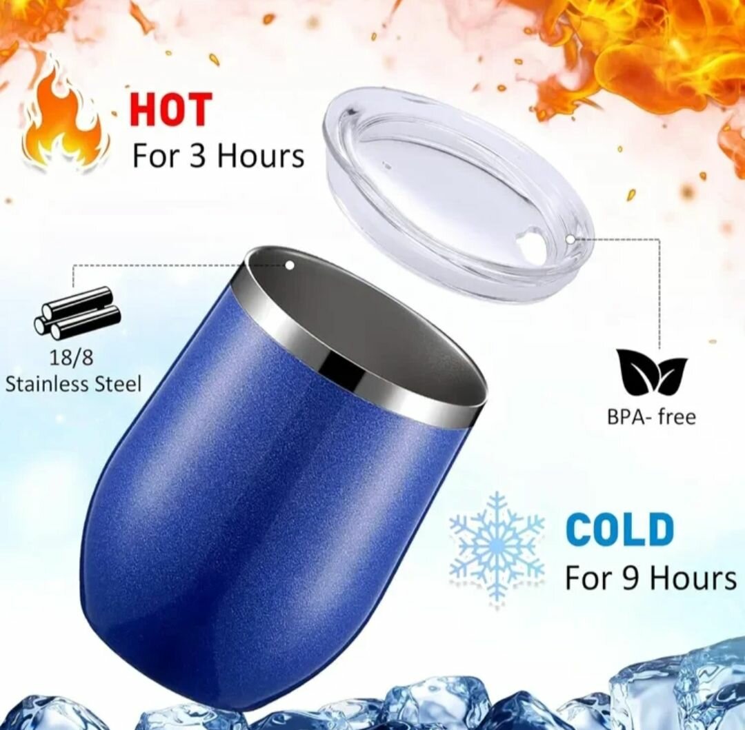 Gobelet Thermique Inox 12oz