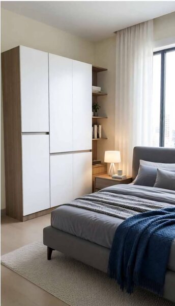 Armoire blanche moderne