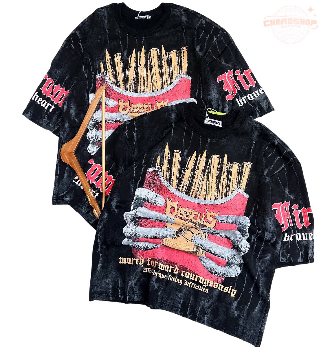 T-shirt oversize graffiti