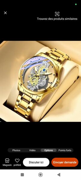 Montre Squelette Luxe