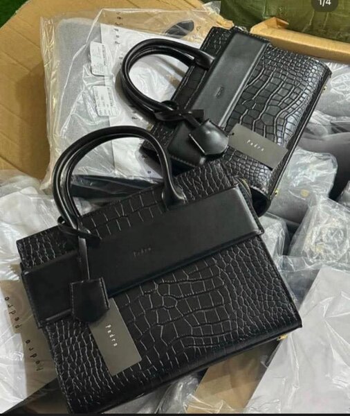 Sac à main en cuir crocodile