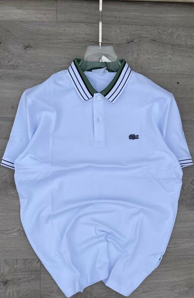 Polo blanc à manches courtes