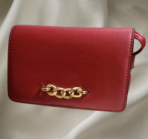 Mini sac à main rouge chic
