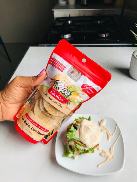 Rice oat cookies