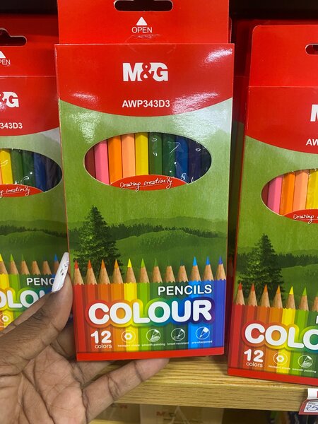 Crayons de couleur M&G 12 couleurs
