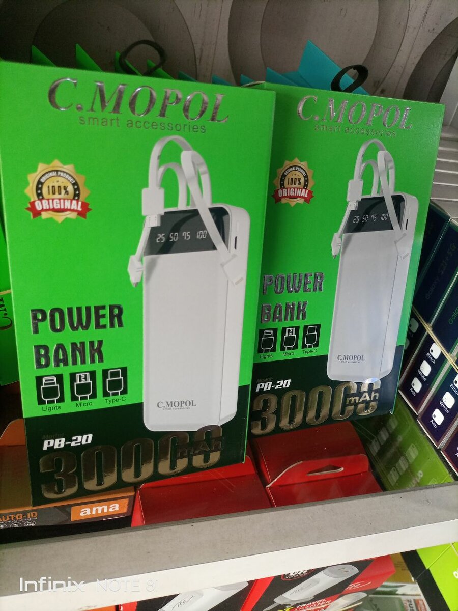 C. Mopol Power bank 30.000mah