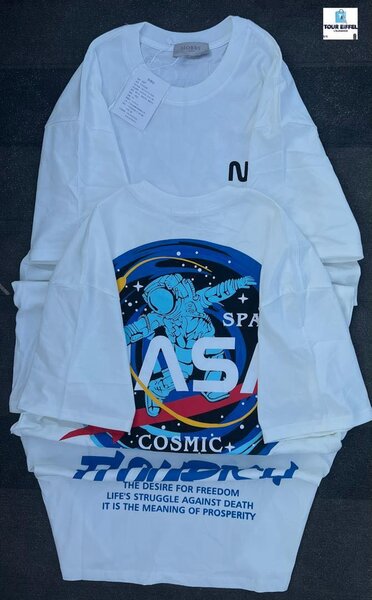 T-shirt estampé spatial