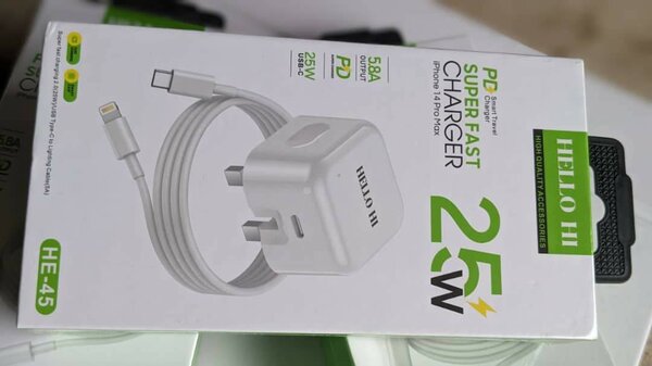 25W Iphone original fast chargers