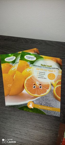 Masque Facial Vitamine C Éclatant