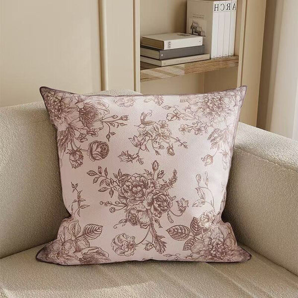 Coussin floral élégant