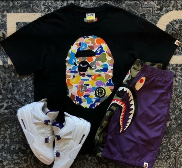 Ensemble bape avec chaussures