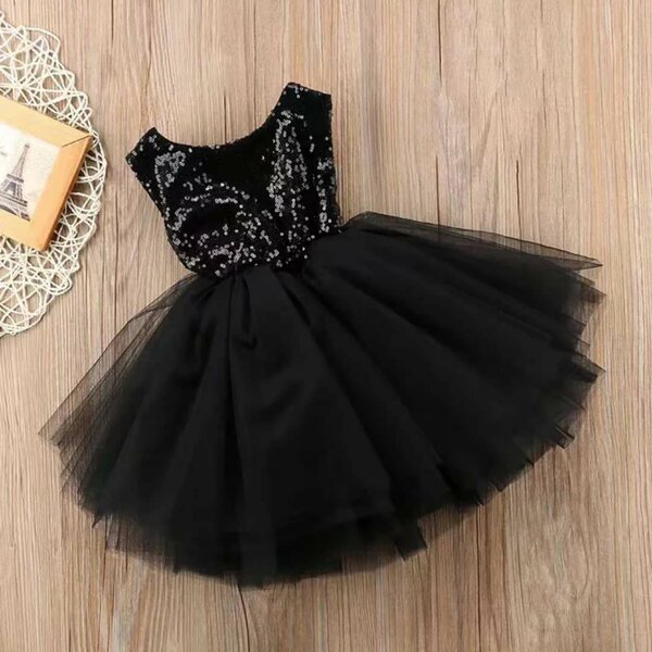 Robe en tulle à sequins enfant