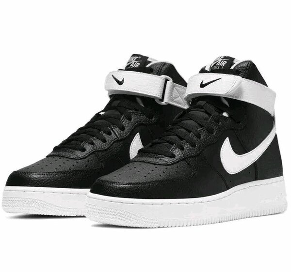 Sneakers montantes noires et blanches