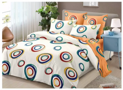 7pcs removable reversible duvet set