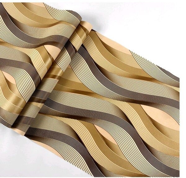 Papier peint 3D ondulé élégant