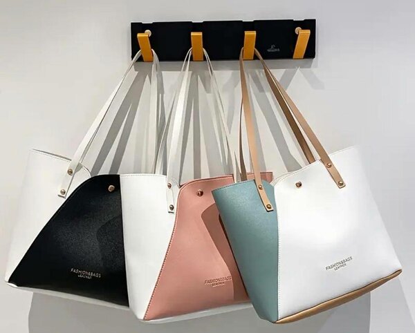 Sac à main élégant multicolore