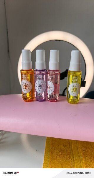 Sprays parfumés colorés