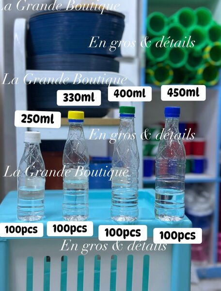 Bouteille en plastique de  jus
