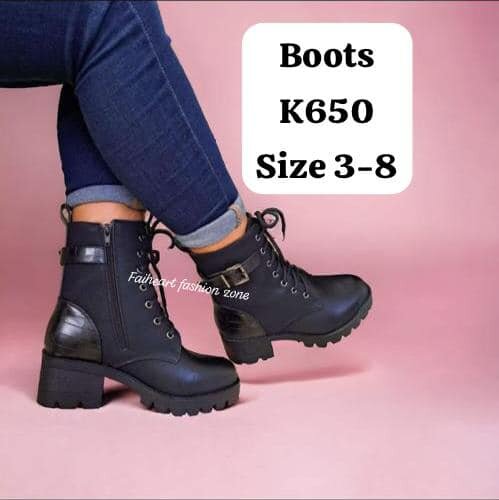 Women's Black Heeled Shoes Size 3-8