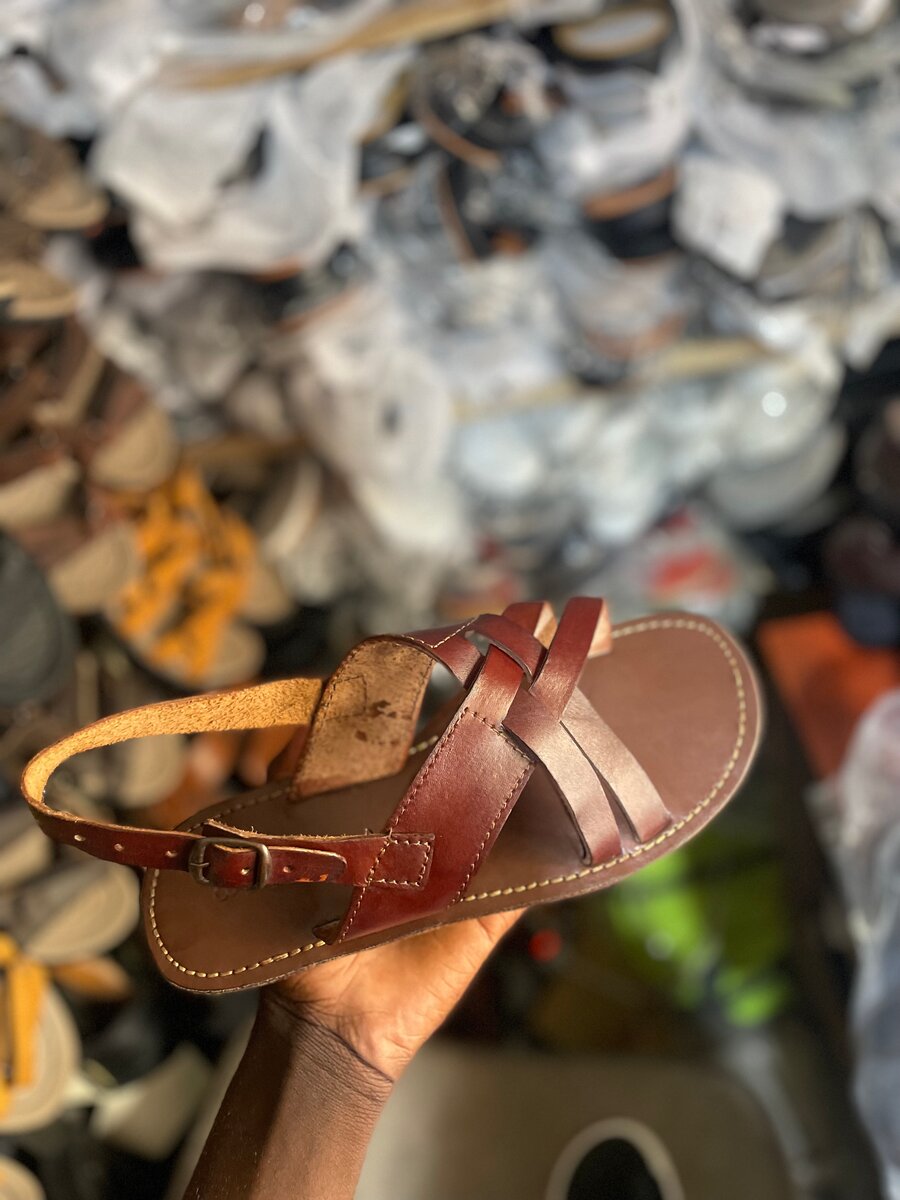 Sandales en cuir pour hommes